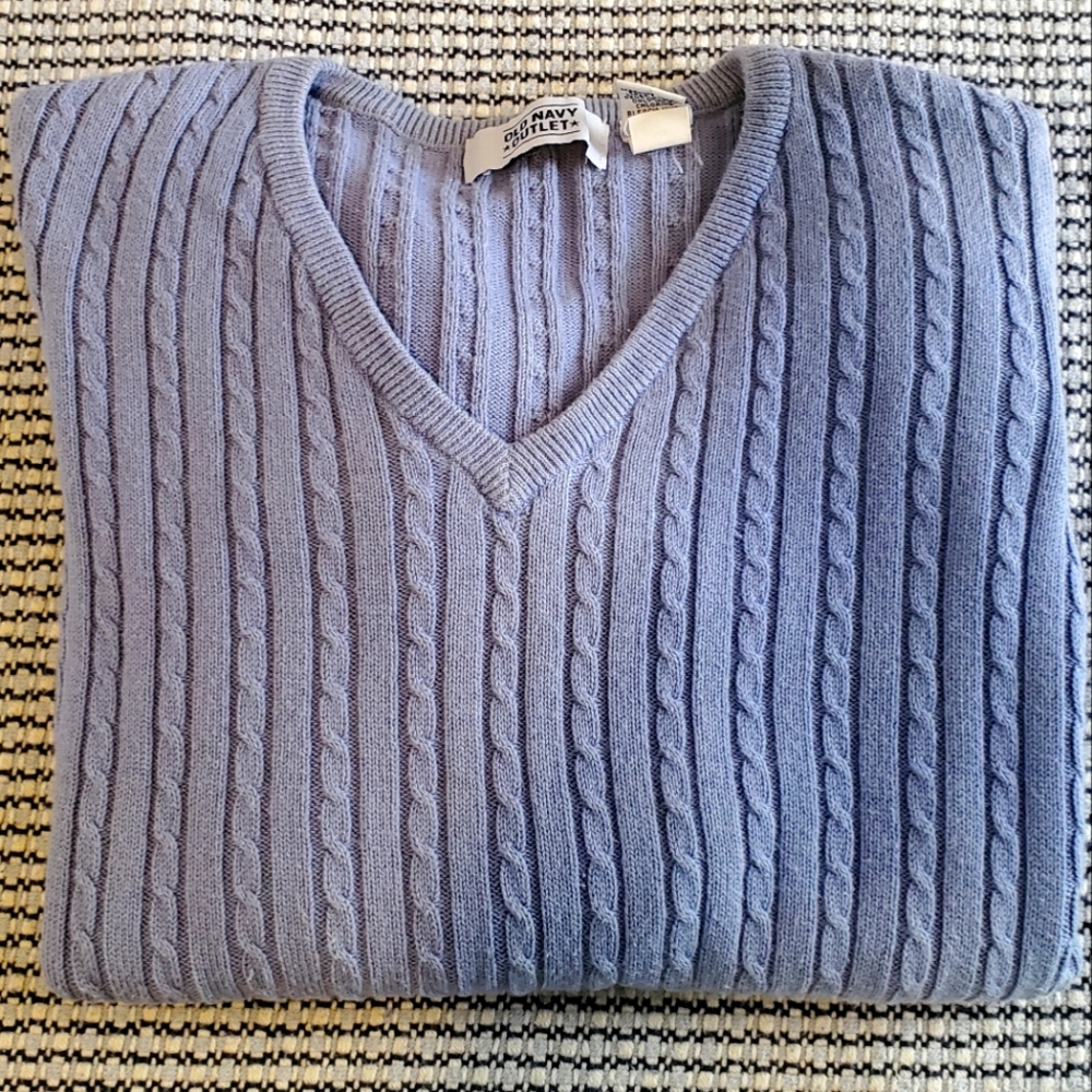 Old Navy Cable Knit Blue Size S